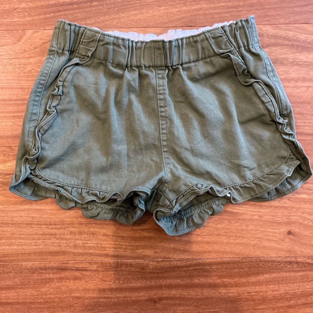 JCrew Ruffle Hem Shorts- EUC